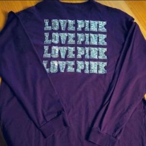 Size Extra Large, Womens, Victoria's Secret PINK,long sleeve... front pocket tee